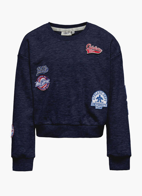 Hanorac albastru ONLY fată