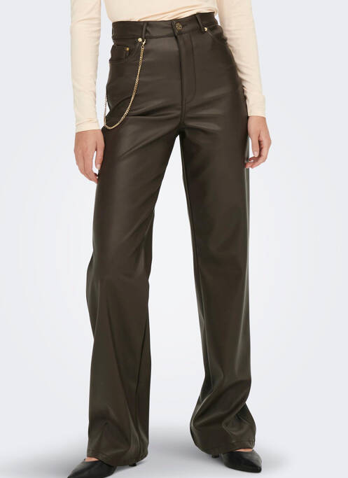 Pantalon drept maro ONLY femeie