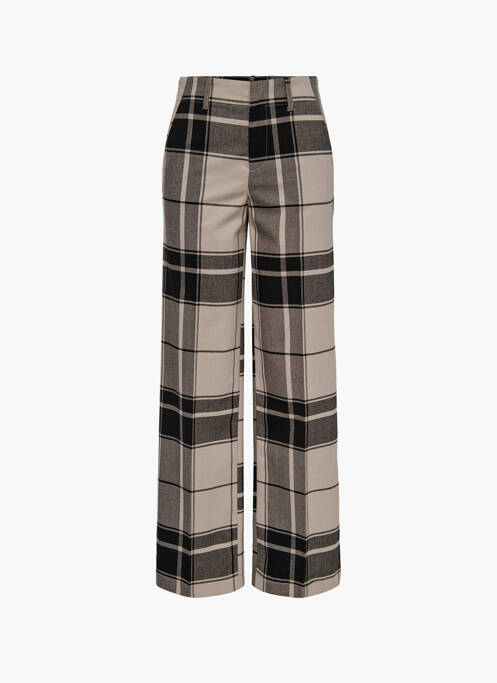 Pantalon evazat bej ONLY femeie