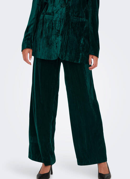 Pantalon larg verde ONLY femme