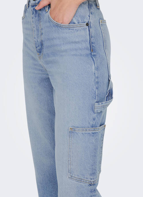 Blugi cu croială dreaptă albastru ONLY femeie