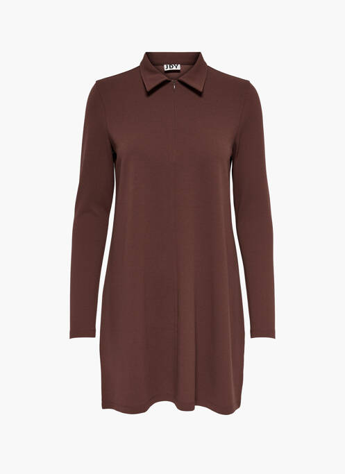 Rochie scurtă maro JACQUELINE DE YONG femeie