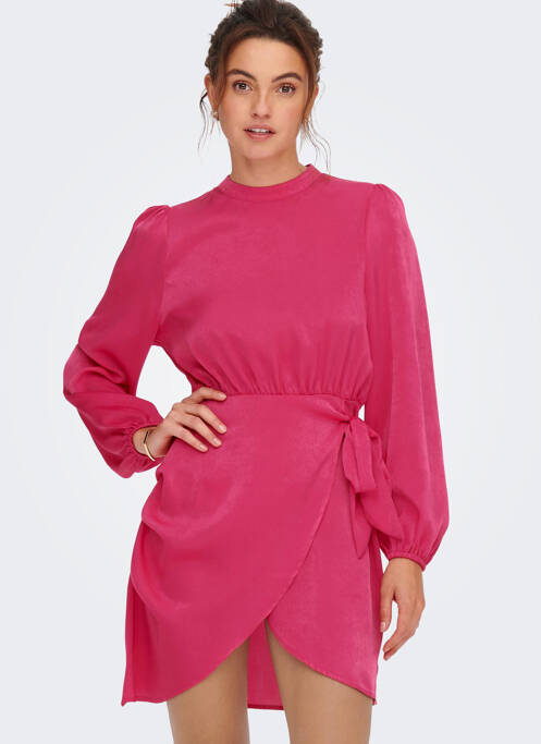 Rochie scurtă roz ONLY femeie