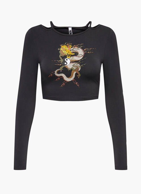 Tricou negru NEON & NYLON femeie