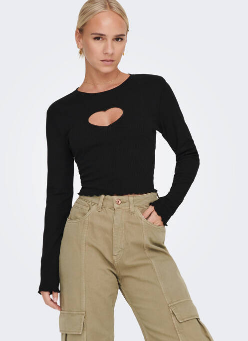 Tricou negru NEON & NYLON femeie