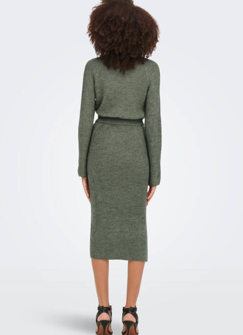 Fustă midi verde JACQUELINE DE YONG femeie