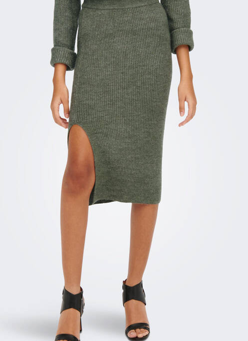 Fustă midi verde JACQUELINE DE YONG femeie