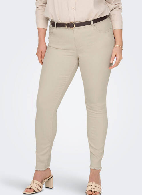 Blugi skinny bej CARMAKOMA femeie