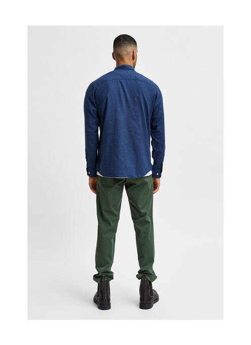 Cămașă cu mâneci lungi albastru SELECTED bărbat