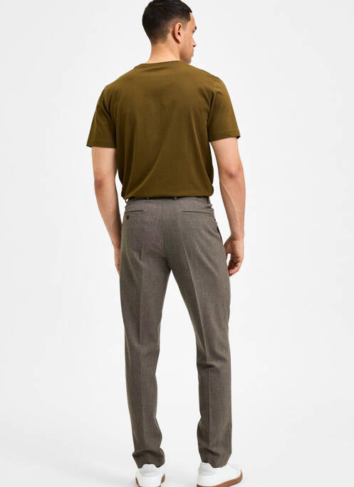 Pantalon chino bej SELECTED bărbat