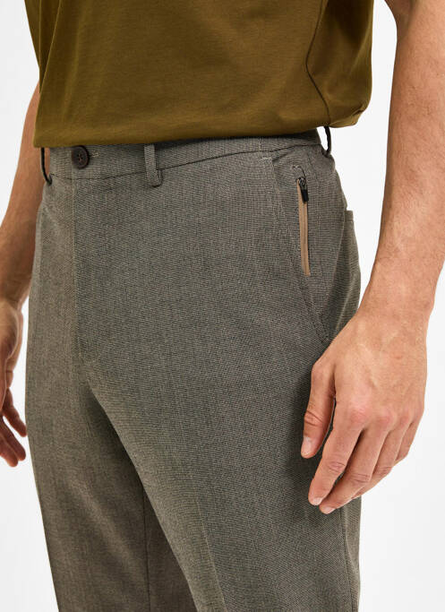 Pantalon chino bej SELECTED bărbat