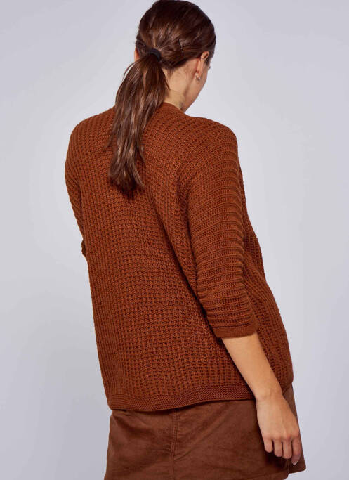 Vestă cu mâneci lungi maro TERRA DI SIENA femeie