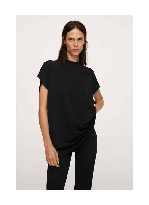 Tricou negru MANGO femeie