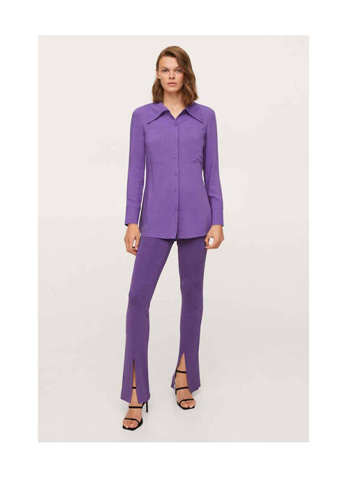 Cămașă violet MANGO femeie