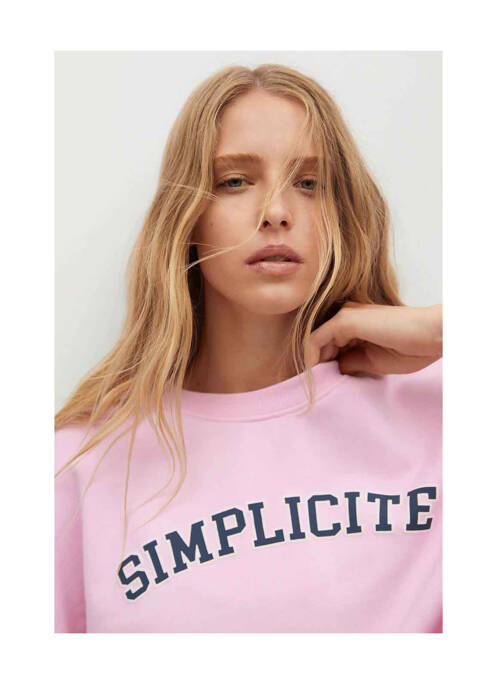 Hanorac roz MANGO femeie