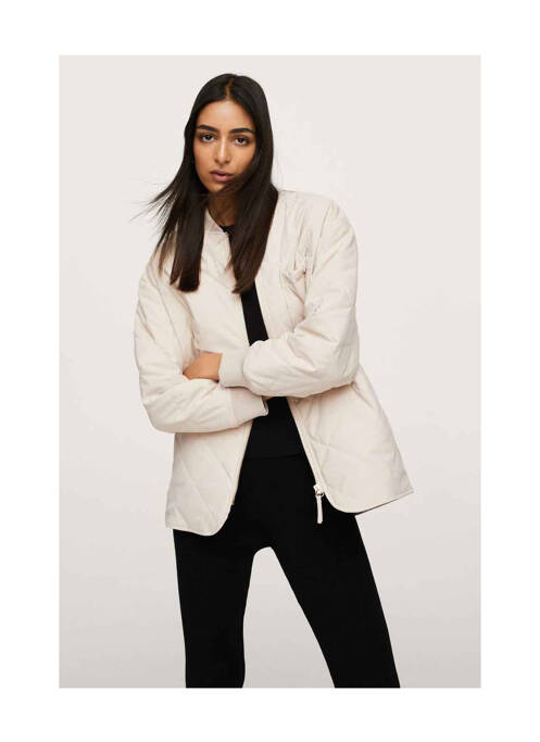 Jachete casual bej MANGO femeie