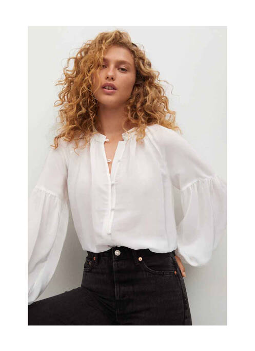 Cămașă alb MANGO femeie