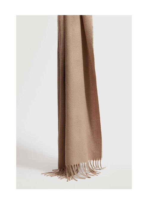 Eșarfă maro MANGO femeie