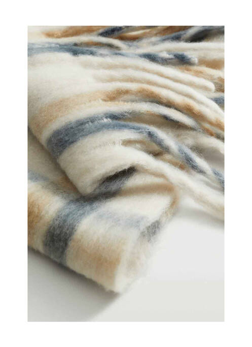 Eșarfă bej MANGO femeie