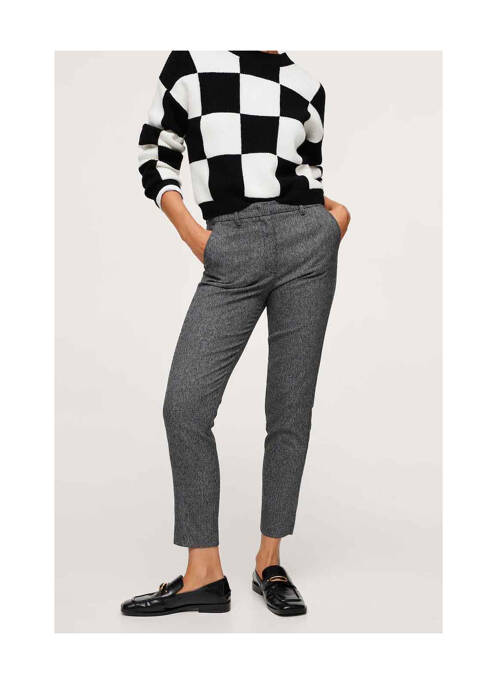 Pantalon chino gri MANGO femeie