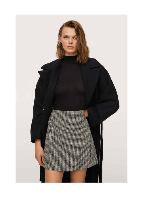 Fustă scurtă bej MANGO femeie