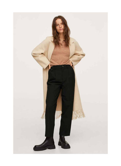 Pantalon evazat negru MANGO femeie