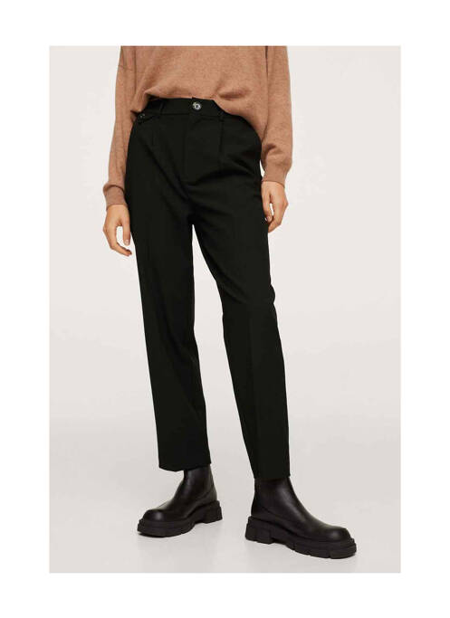 Pantalon evazat negru MANGO femeie