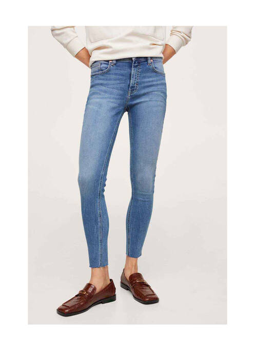 Blugi skinny albastru MANGO femeie