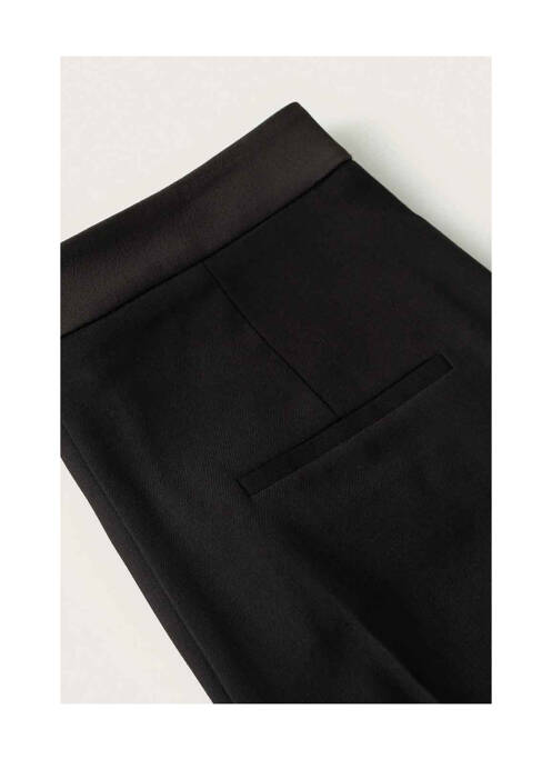 Pantalon drept negru MANGO femeie