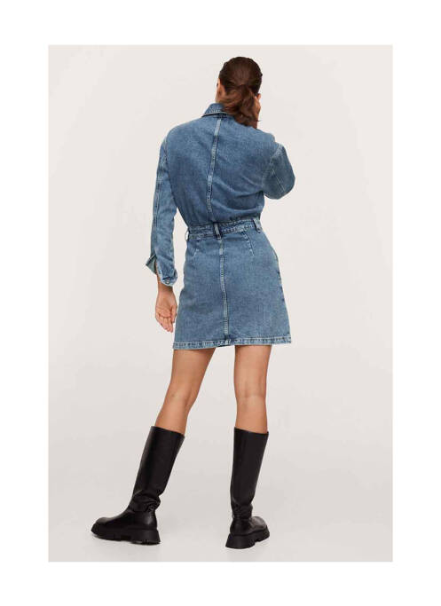 Rochie scurtă albastru MANGO femeie