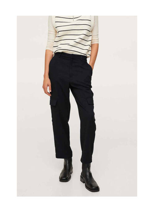 Pantalon cargo negru MANGO femeie