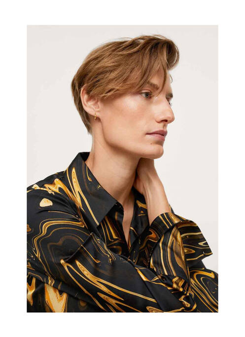 Rochie midi negru MANGO femeie