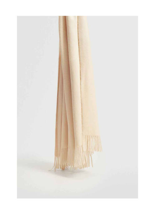 Eșarfă bej MANGO femeie