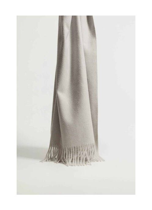 Eșarfă bej MANGO femeie