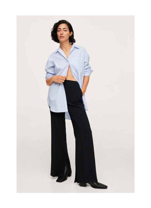 Pantalon evazat negru MANGO femeie