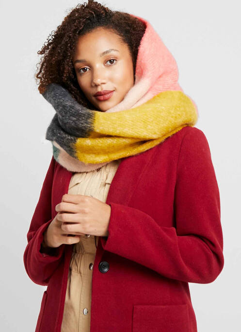 Eșarfă maro PIECES femeie