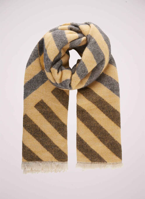 Eșarfă maro PIECES femeie