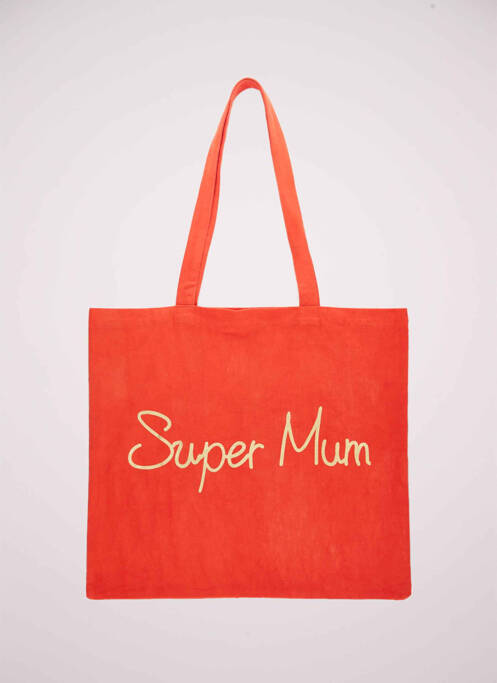 Geantă roșu PIECES femeie