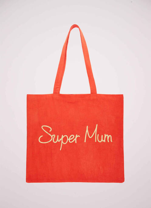 Geantă roșu PIECES femeie