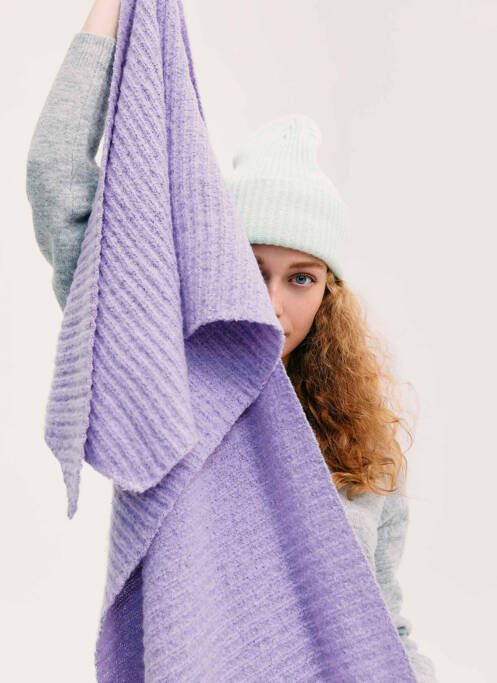 Eșarfă violet PIECES femeie