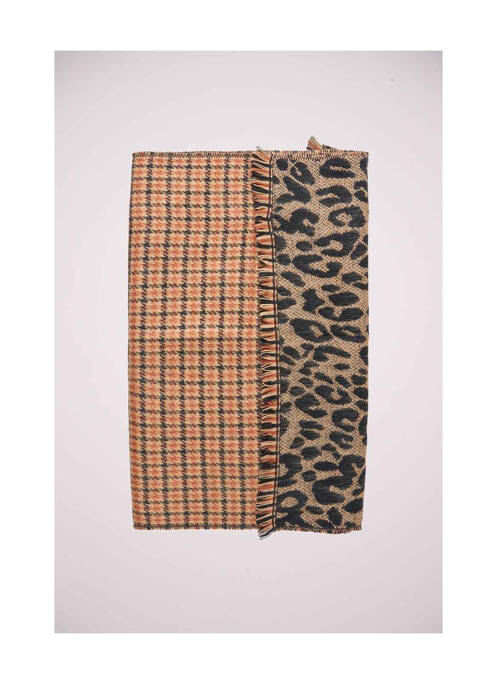 Eșarfă maro PIECES femeie