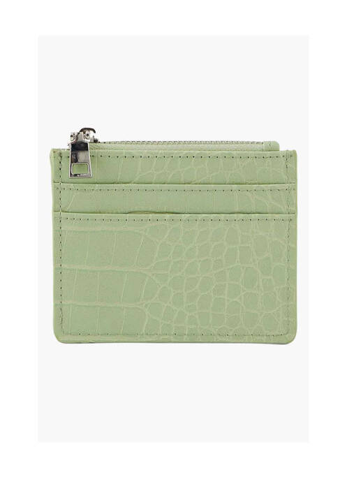 Portofel verde PIECES femeie