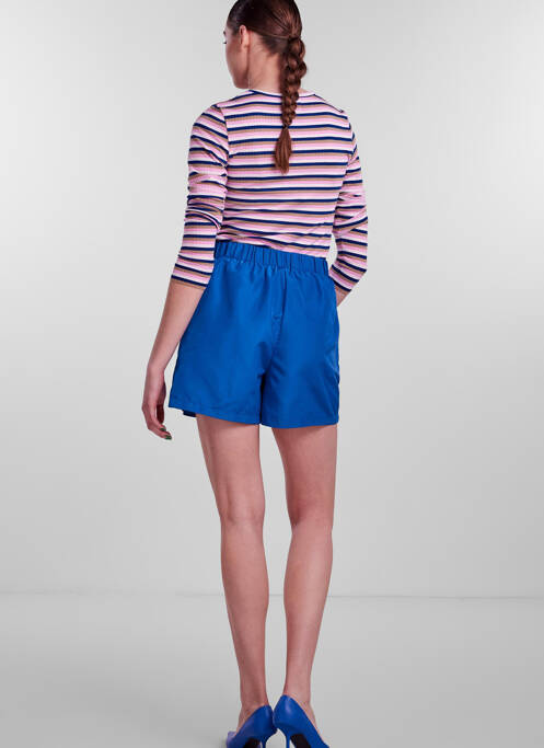 Șort albastru PIECES femeie