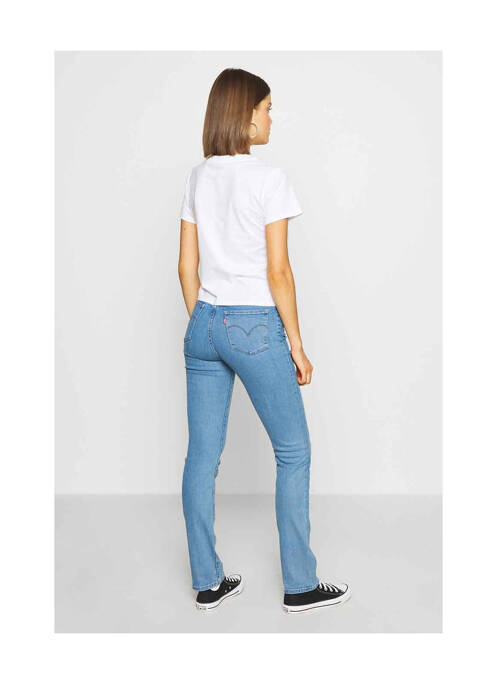 Blugi cu croială dreaptă albastru LEVIS femeie