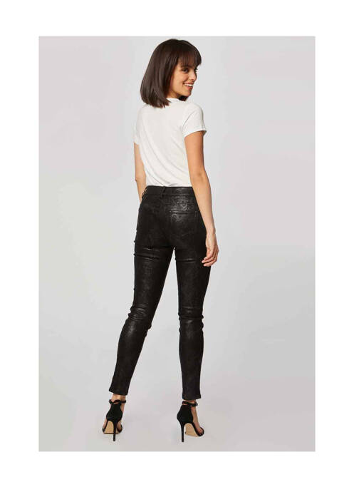 Pantalon slim negru MORGAN femeie