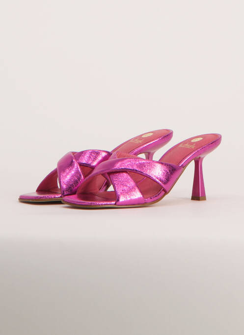Sandale/Pantofi decupați roz LA STRADA femeie