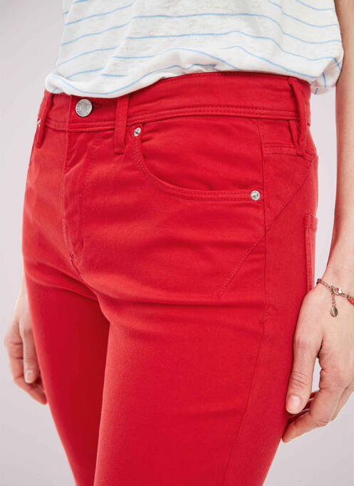 Blugi cu croială slim roșu S.OLIVER femeie