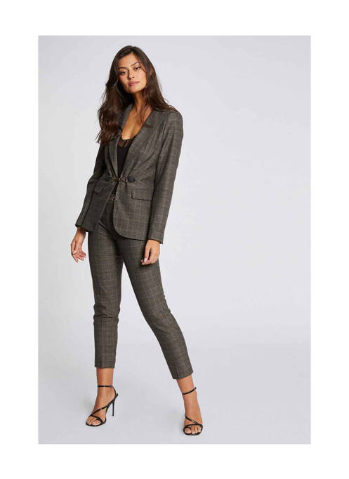 Pantalon chino maro MORGAN femeie