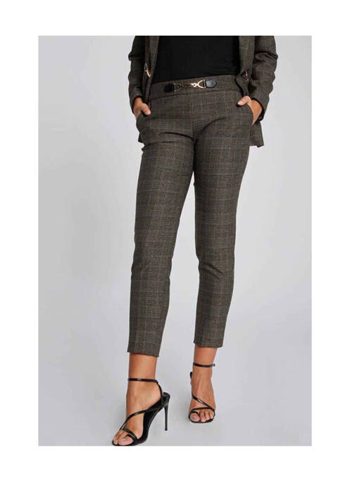 Pantalon chino maro MORGAN femeie