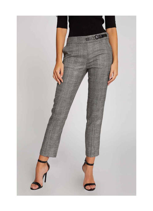 Pantalon chino argintiu MORGAN femeie